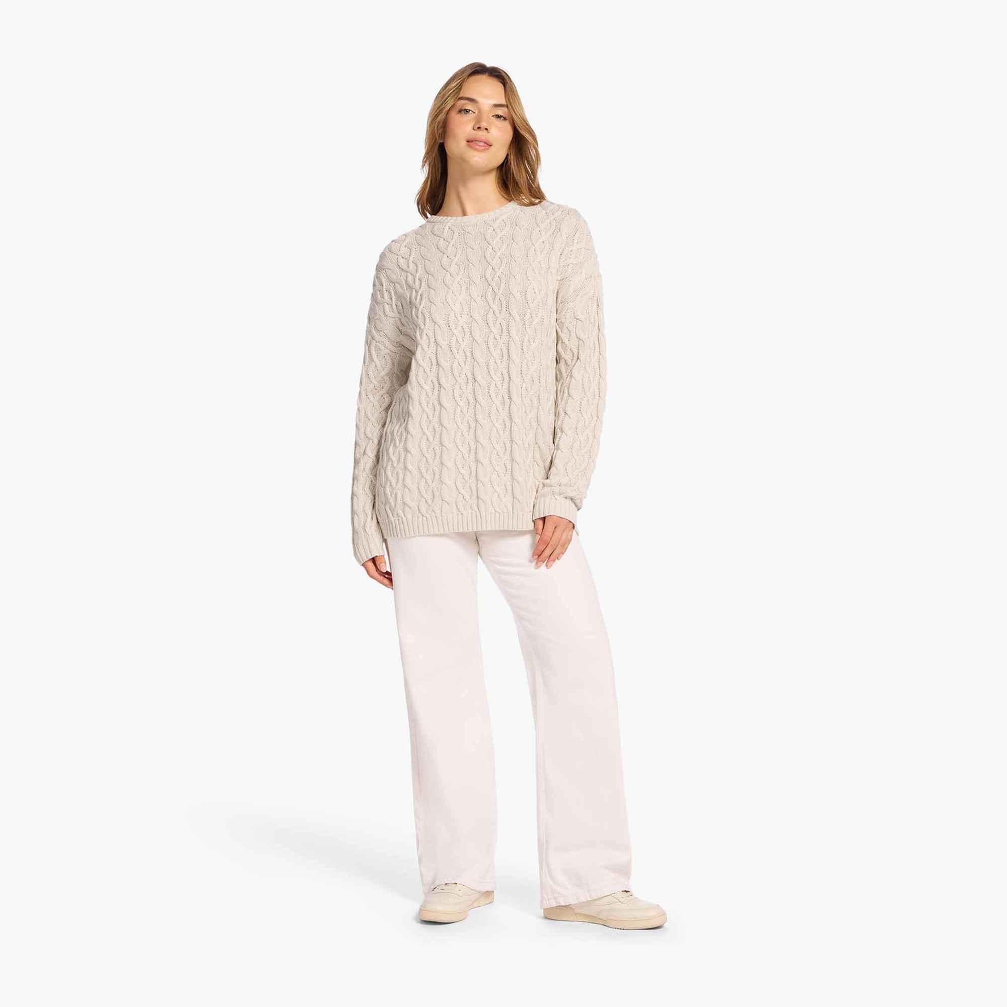 Lightweight Cable Sweater