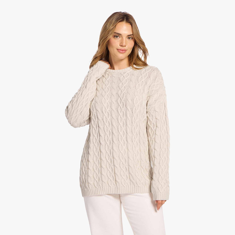 Lightweight Cable Sweater image 