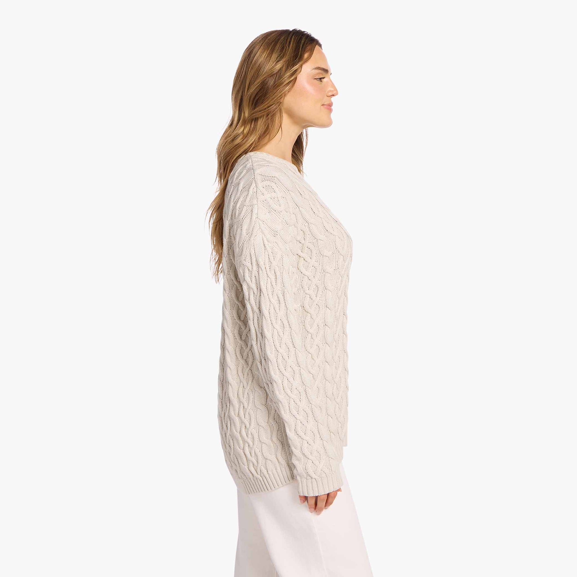 Lightweight Cable Sweater