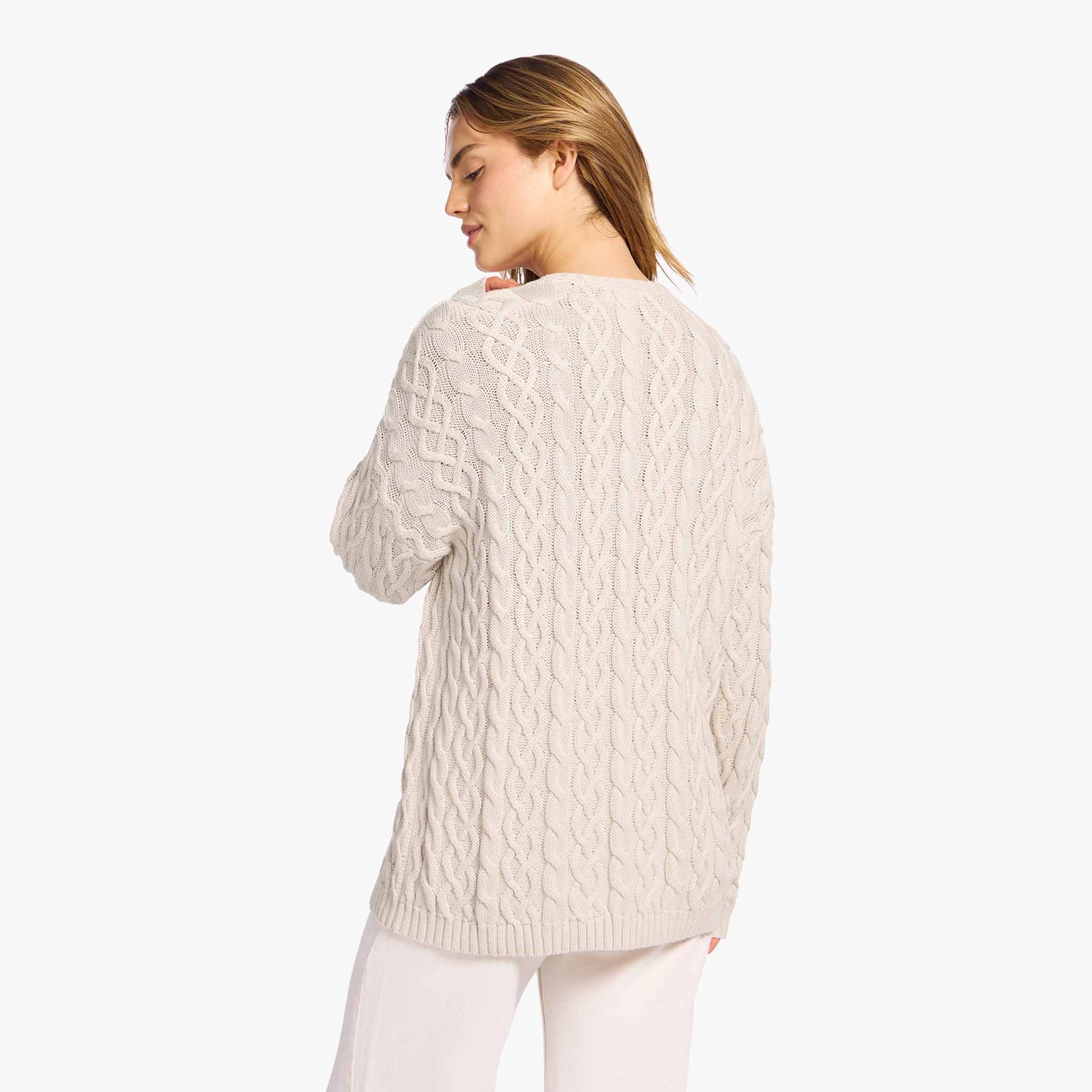 Lightweight Cable Sweater