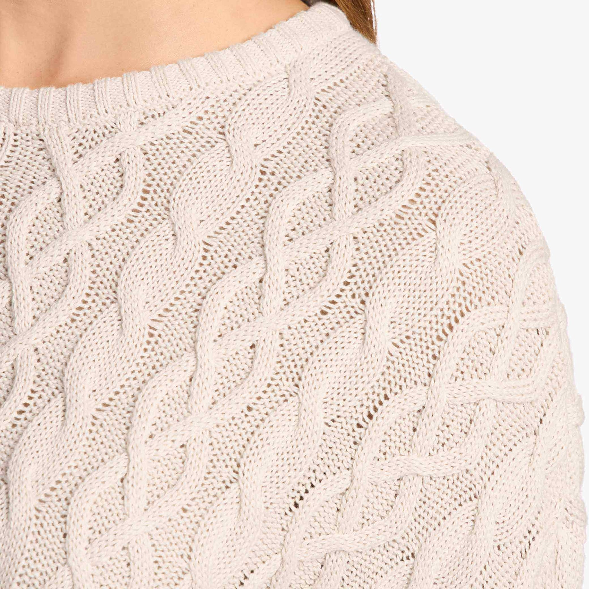 Lightweight Cable Sweater