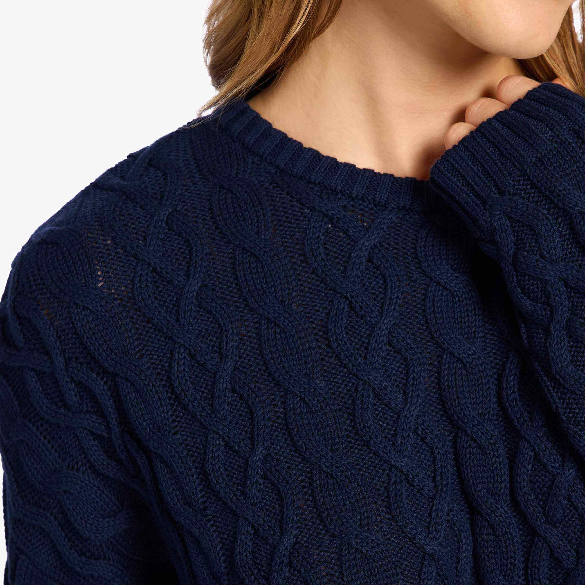 Lightweight Cable Sweater