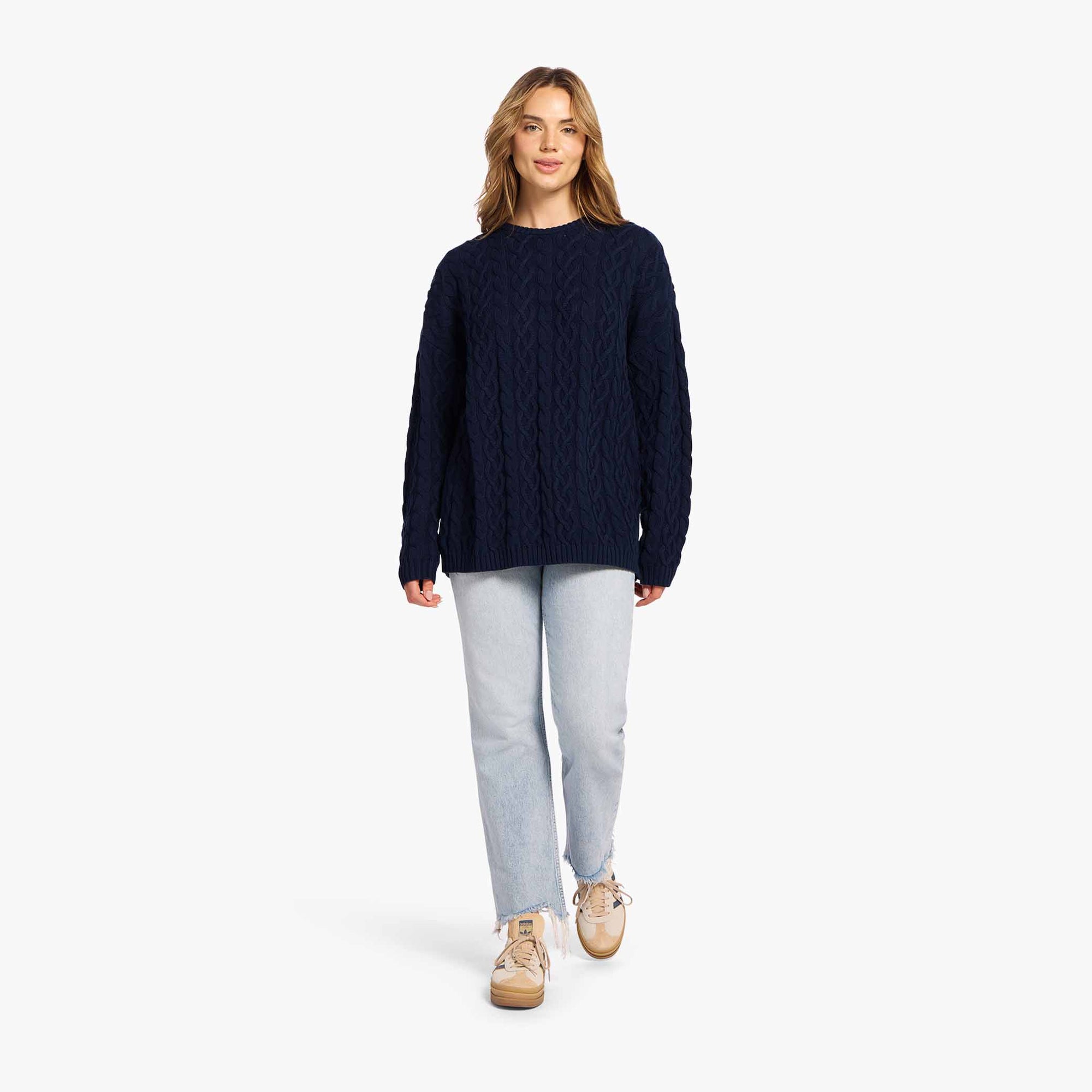 Lightweight Cable Sweater
