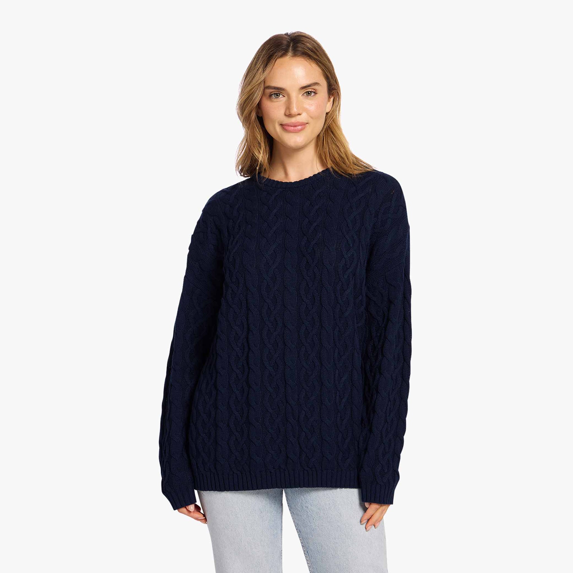 Lightweight Cable Sweater