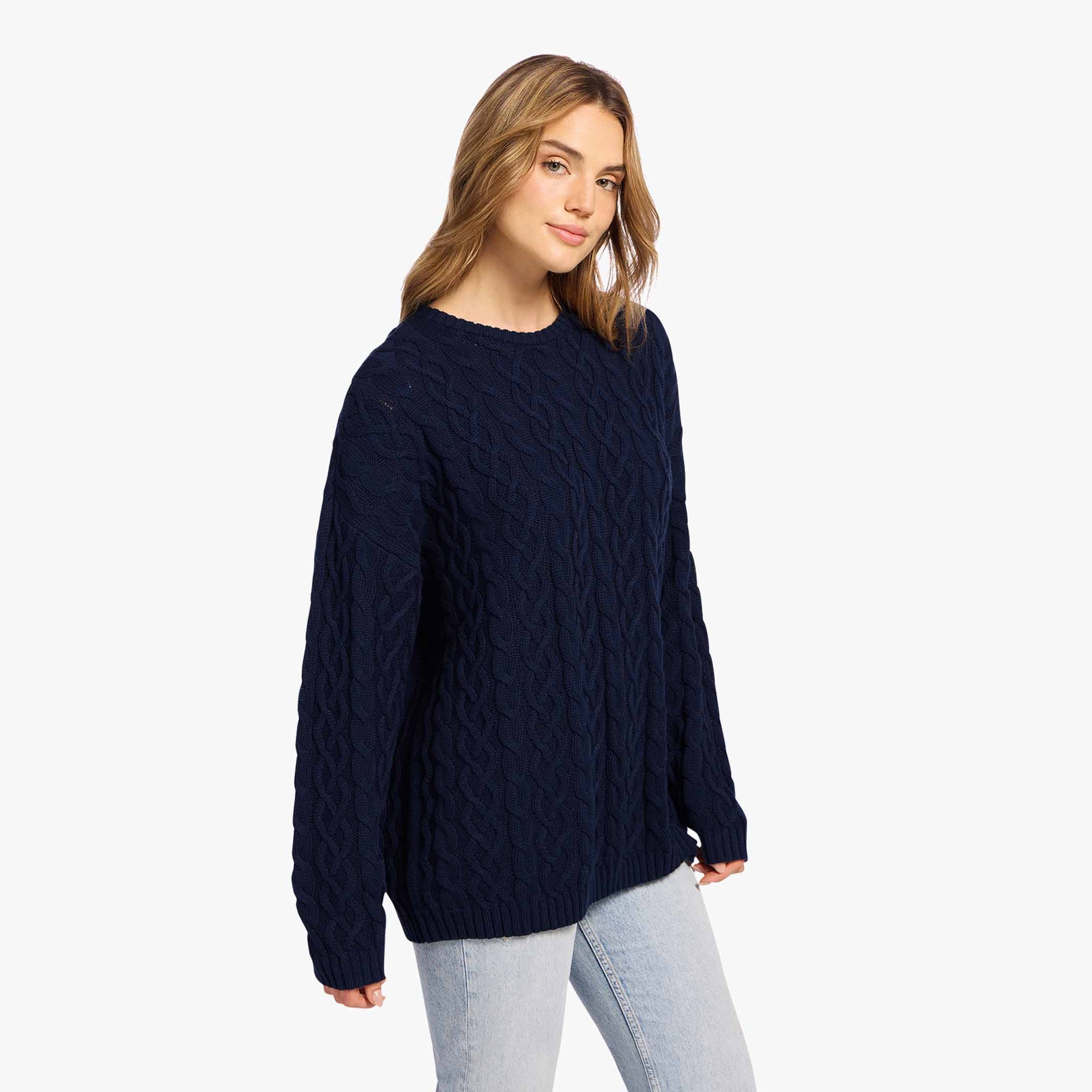 Lightweight Cable Sweater