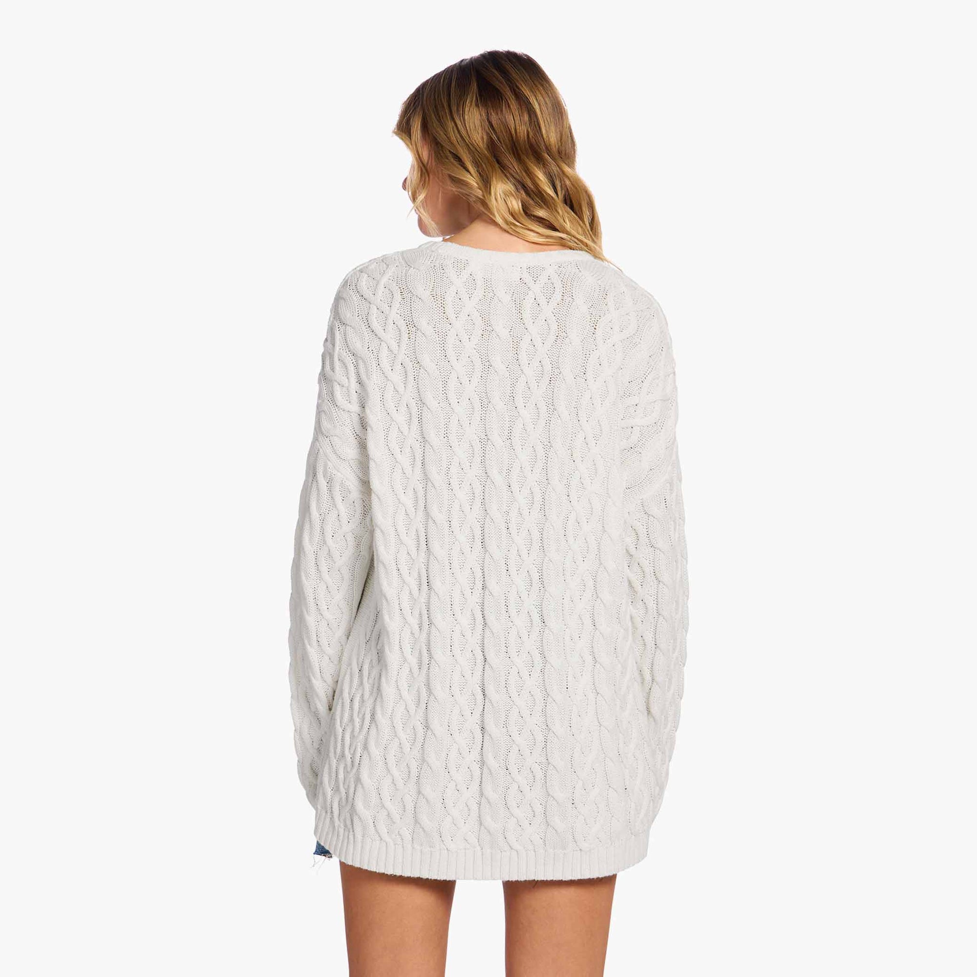 Lightweight Cable Sweater
