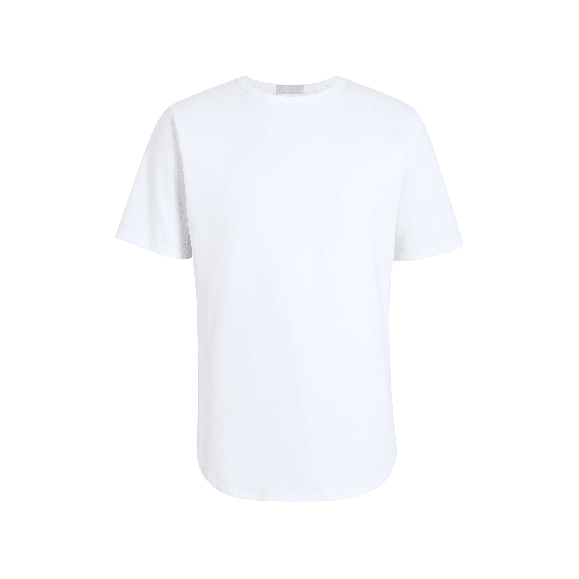 Short Sleeve Curved Hem T-Shirt