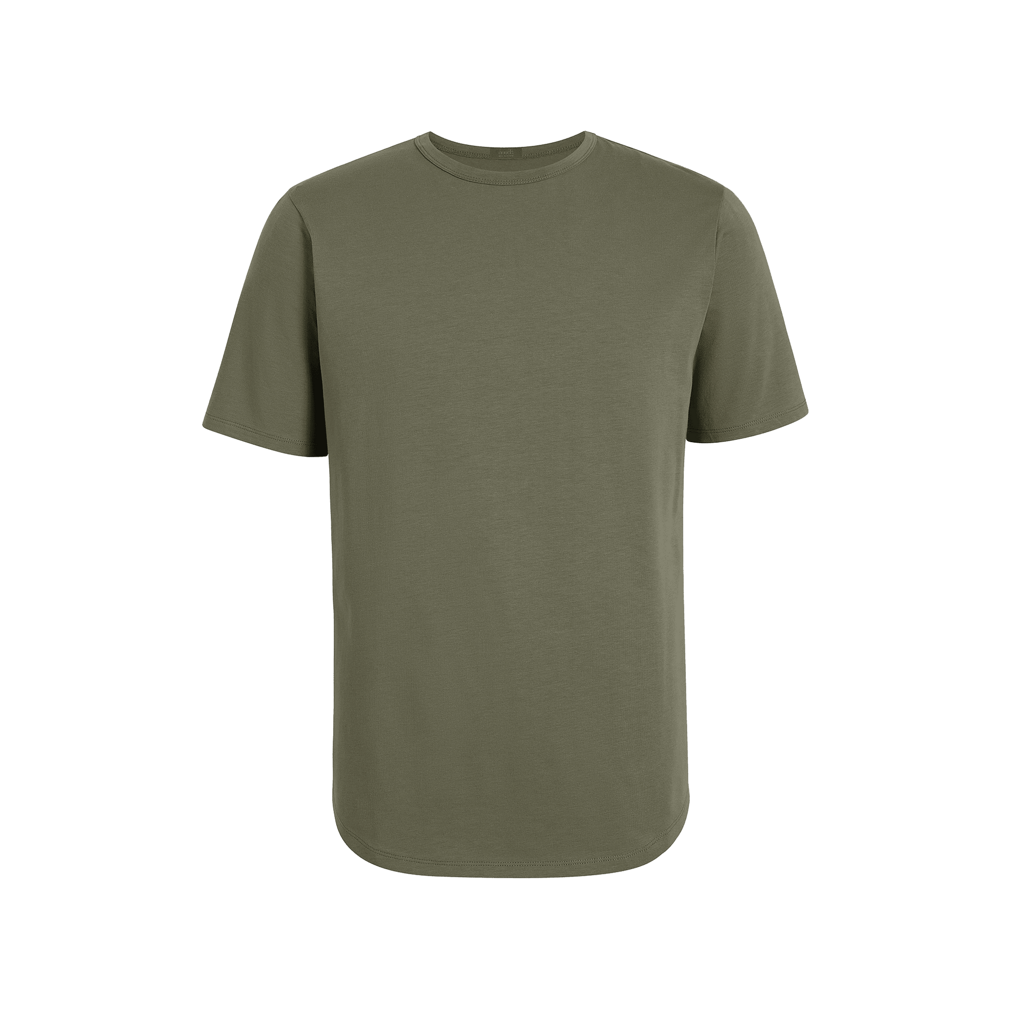 Short Sleeve Curved Hem T-Shirt