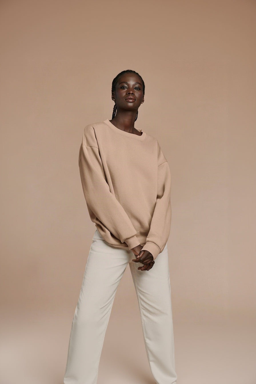Women's Crewneck Sweatshirt | Sand