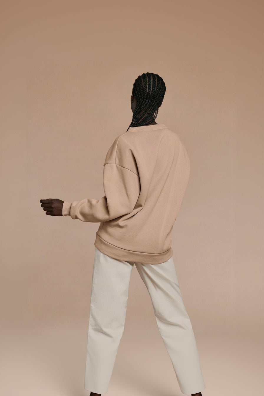 Women's Crewneck Sweatshirt | Sand