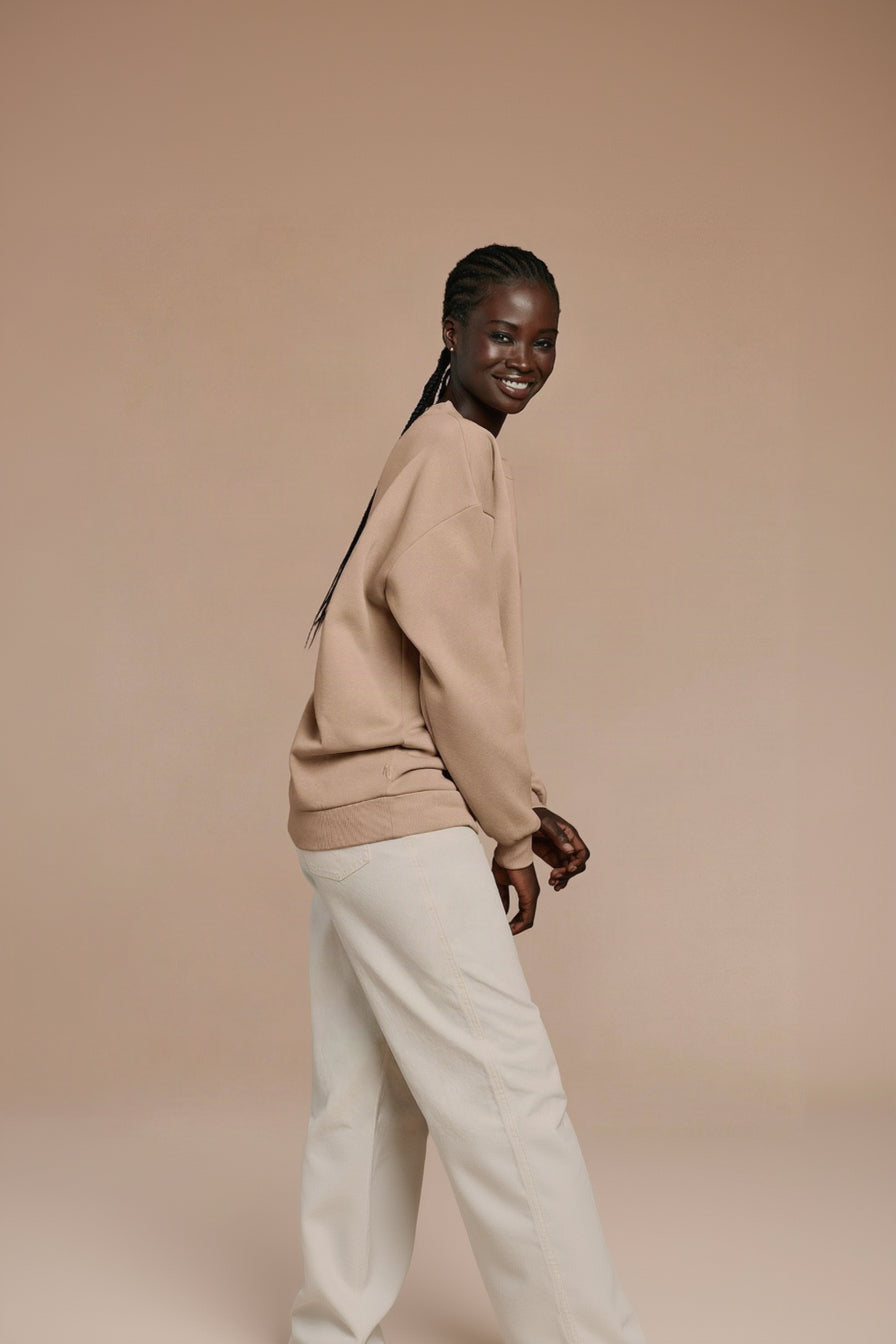Women's Crewneck Sweatshirt | Sand