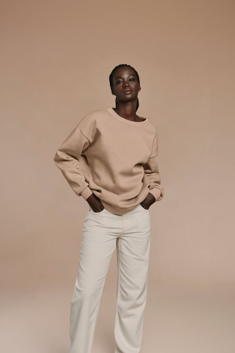 Women's Crewneck Sweatshirt | Sand