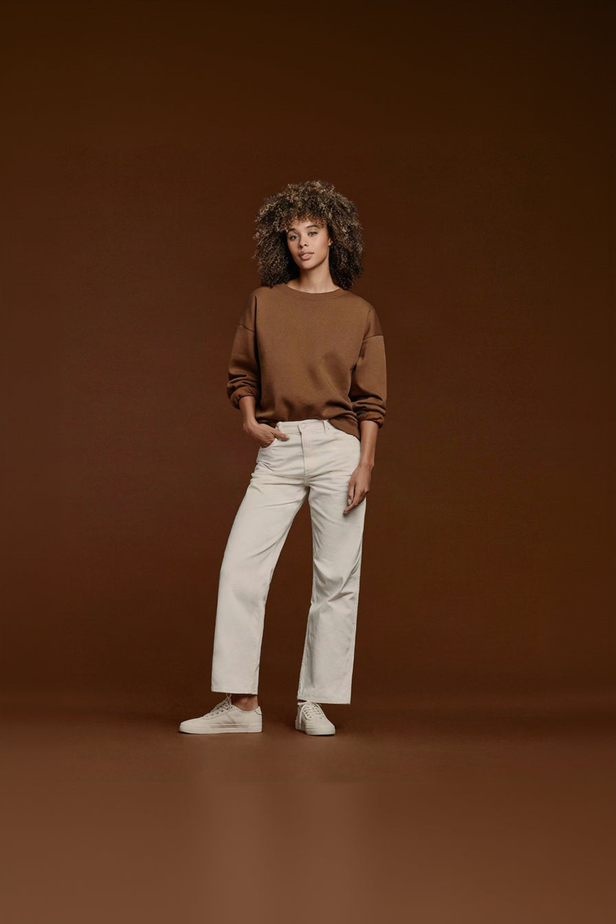 Women's Crewneck Sweatshirt | Chocolate