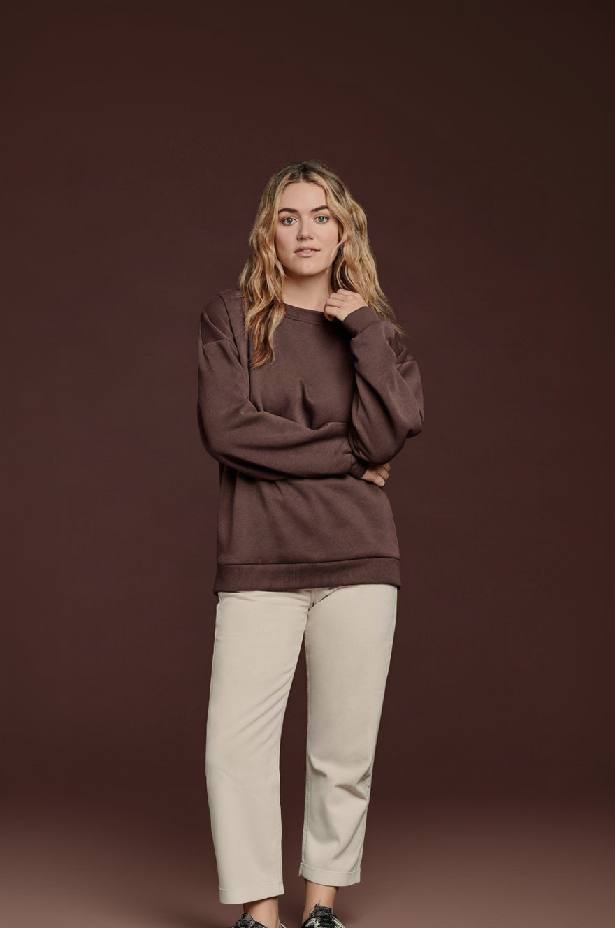 Women's Crewneck Sweatshirt | Coffee