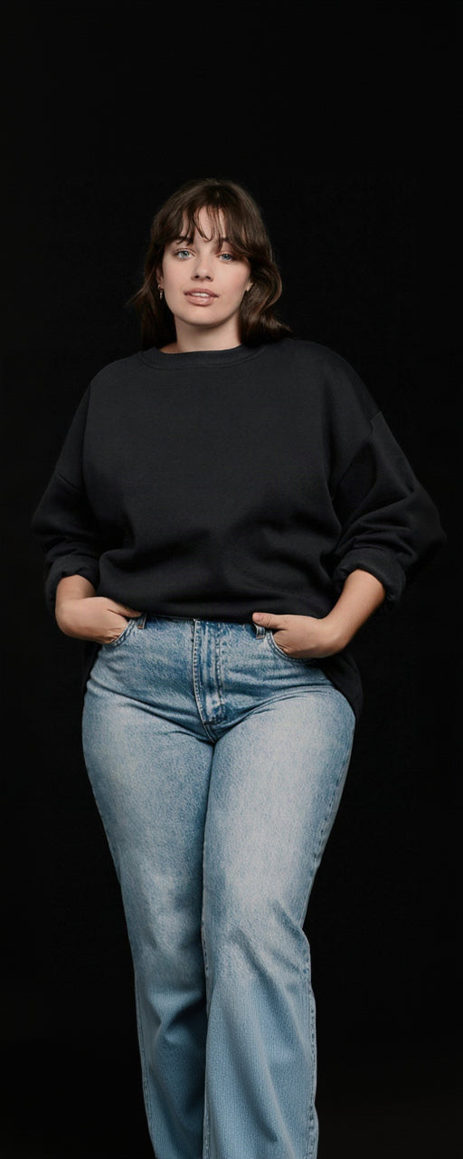 Women's Crewneck Sweatshirt | Black
