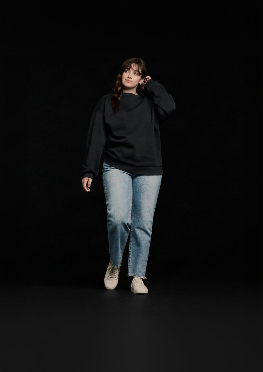 Women's Crewneck Sweatshirt | Black
