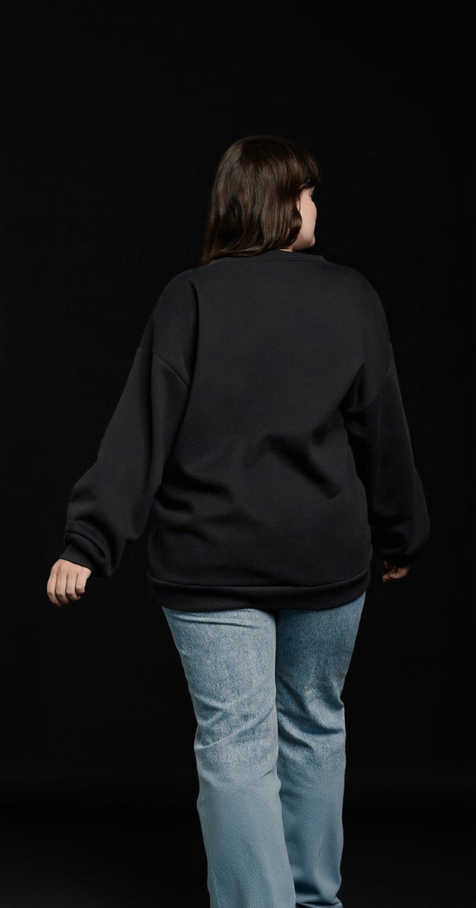 Women's Crewneck Sweatshirt | Black