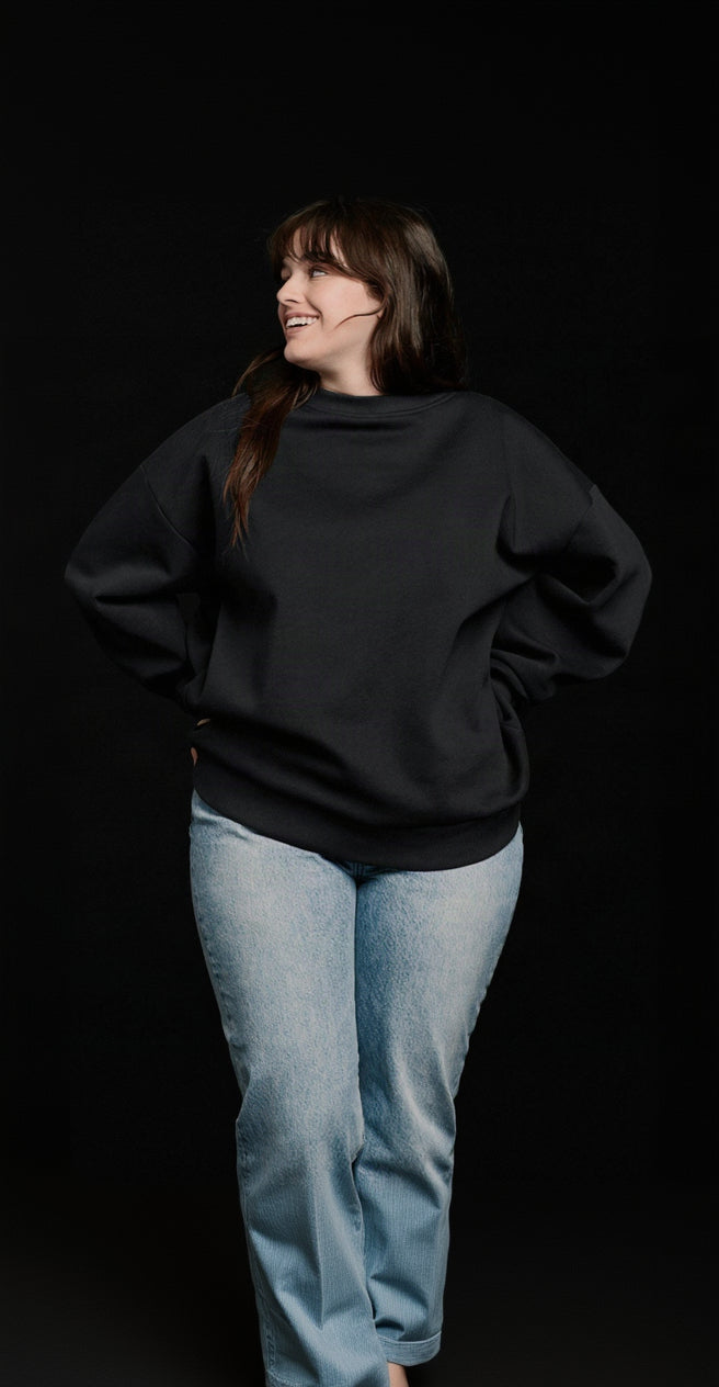 Women's Crewneck Sweatshirt | Black