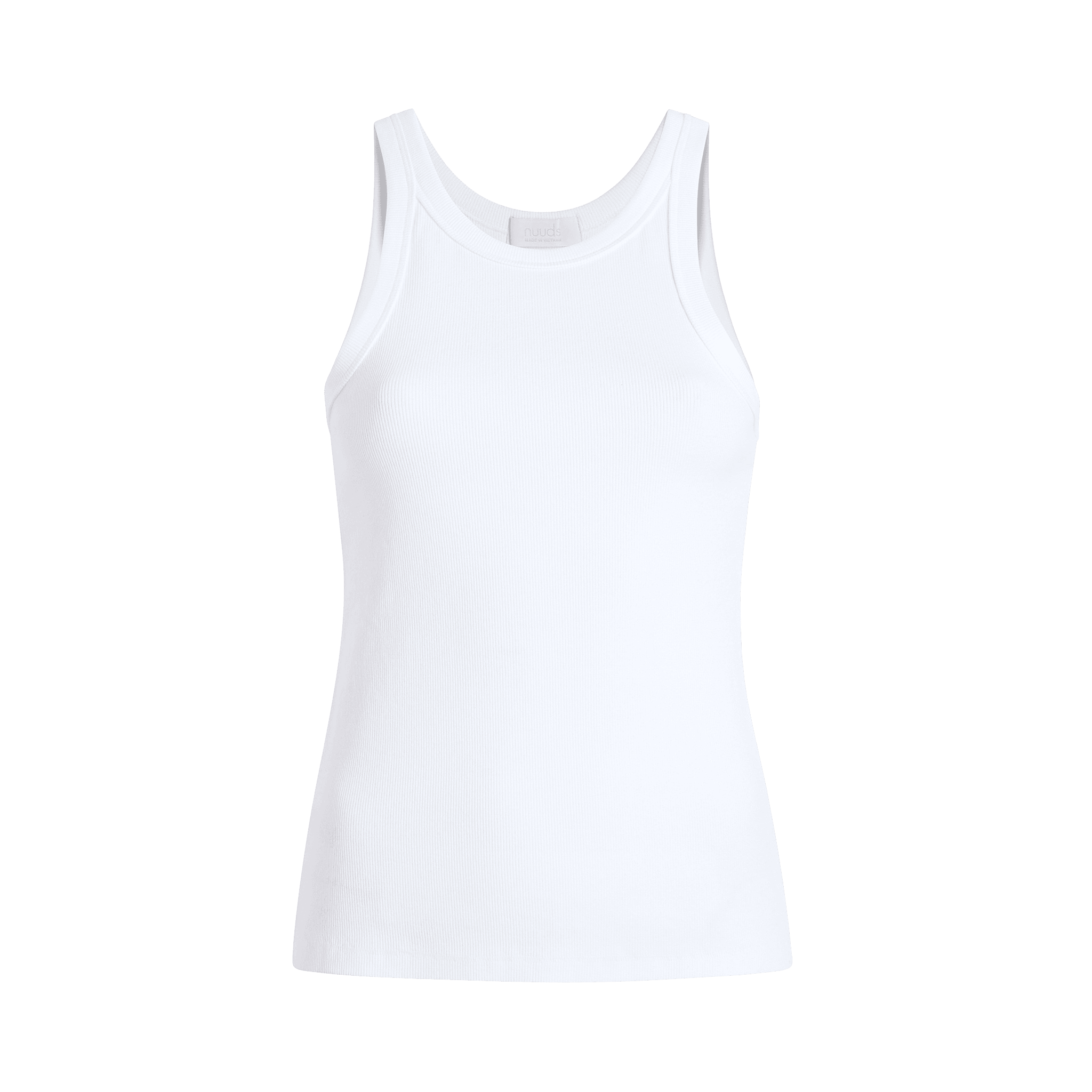 Women's Essential Rib Tank Top | White