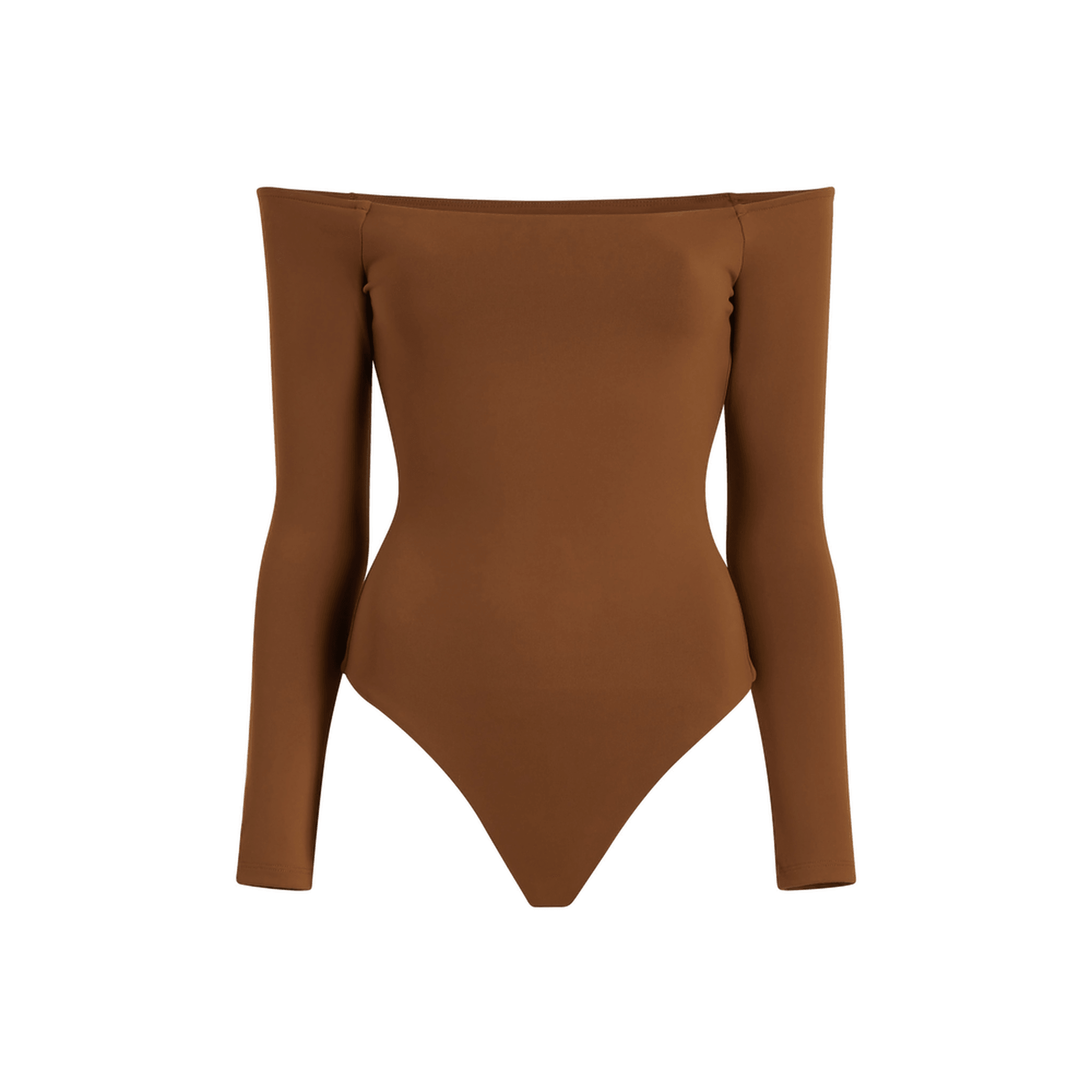 Women's Off The Shoulder Bodysuit | Chocolate
