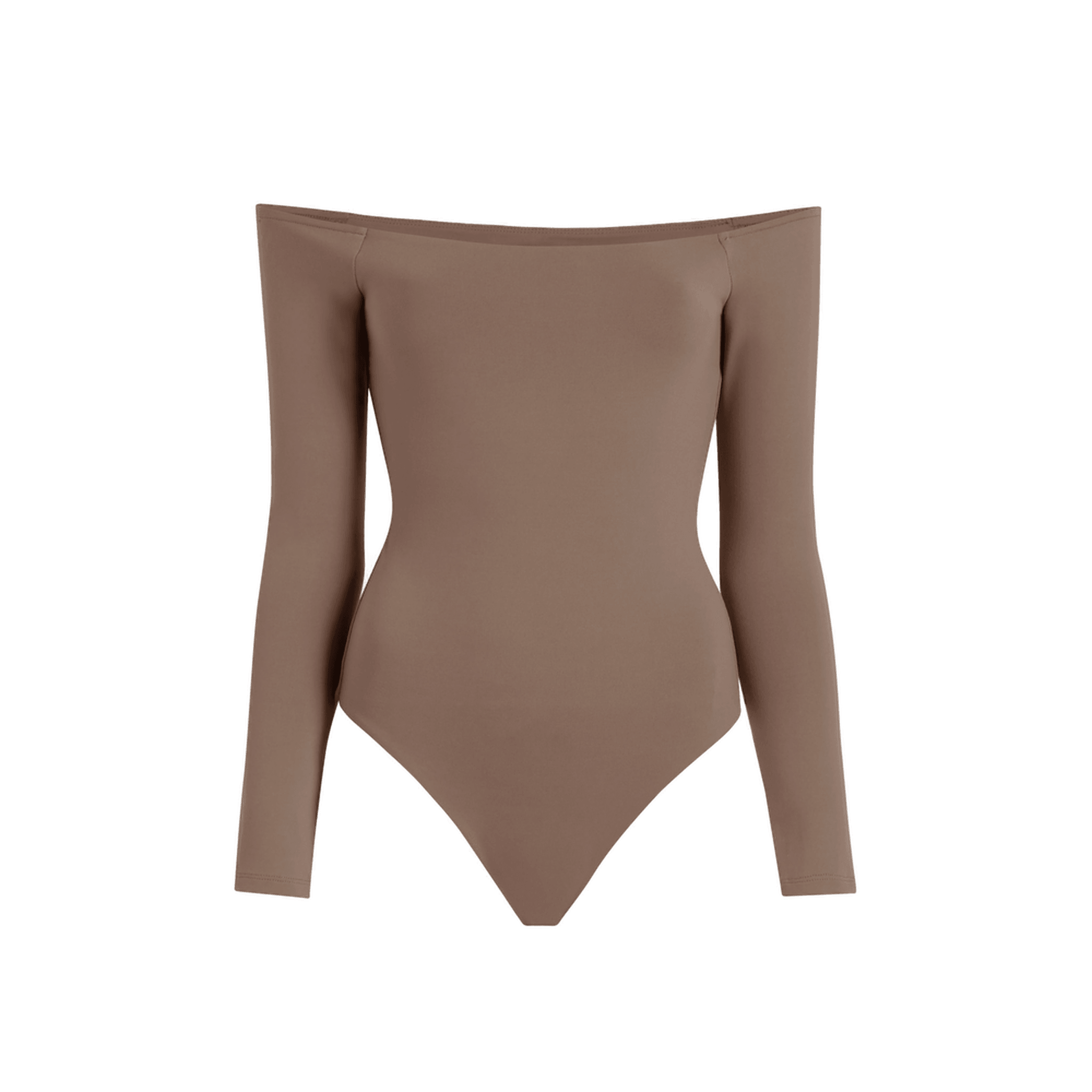 Women's Off The Shoulder Bodysuit | Mocha