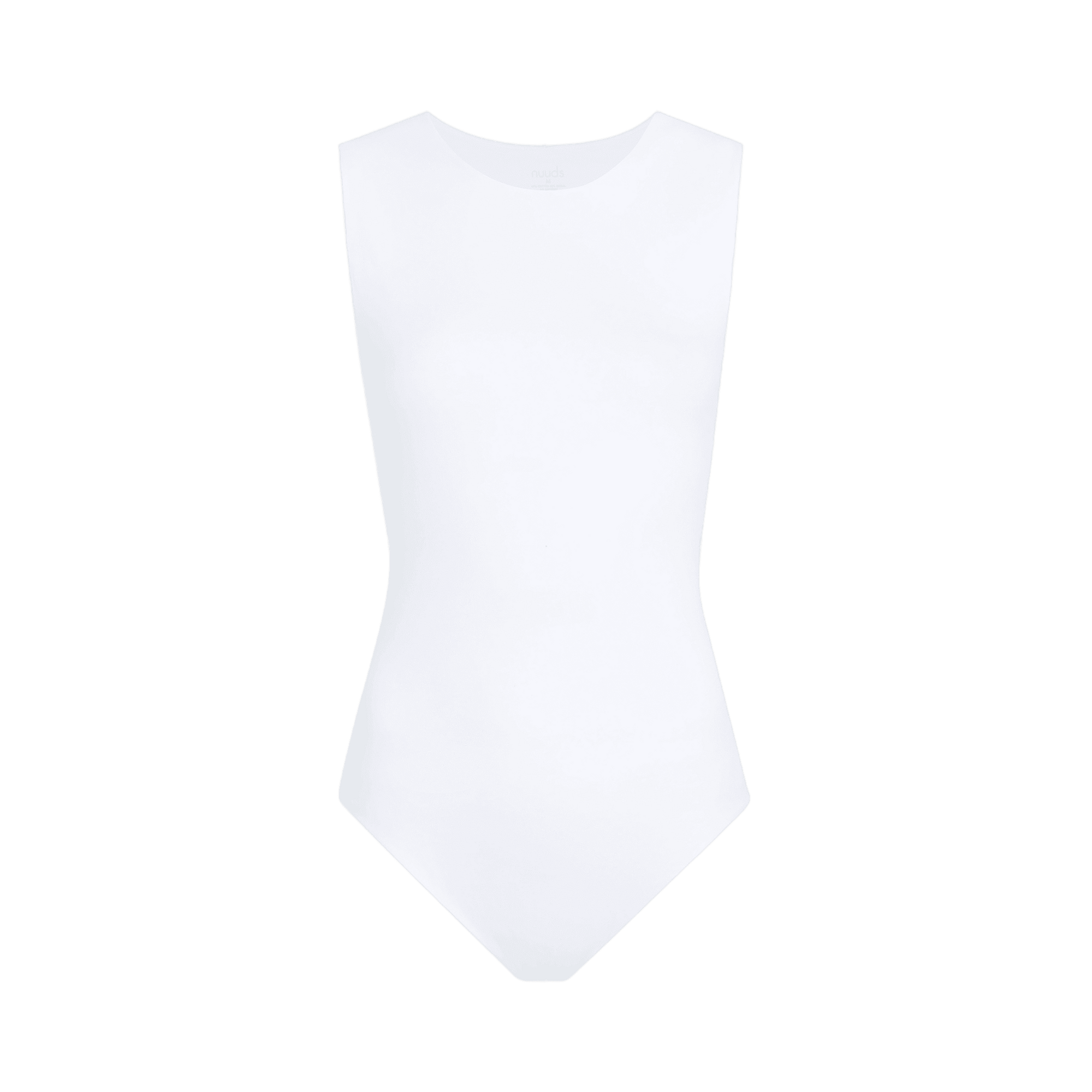 Cotton Stretch Classic Crewneck Tank Bodysuit