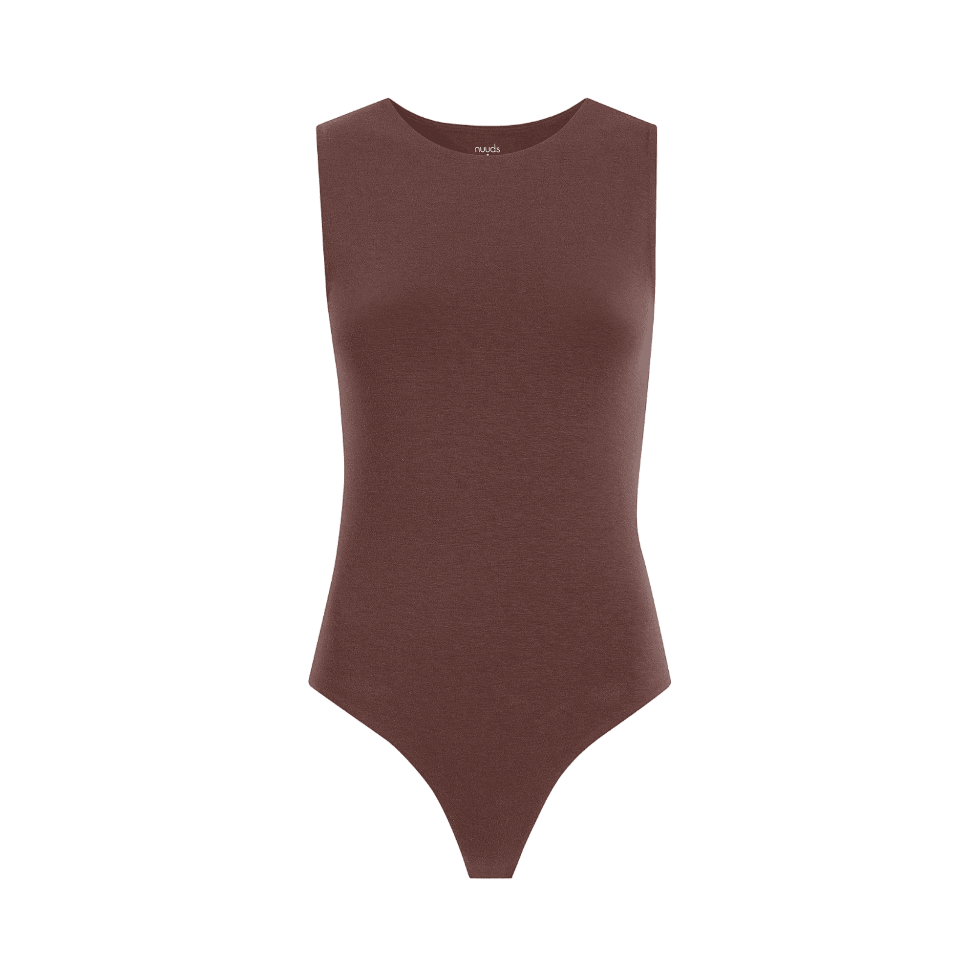 Cotton Stretch Classic Crewneck Tank Bodysuit