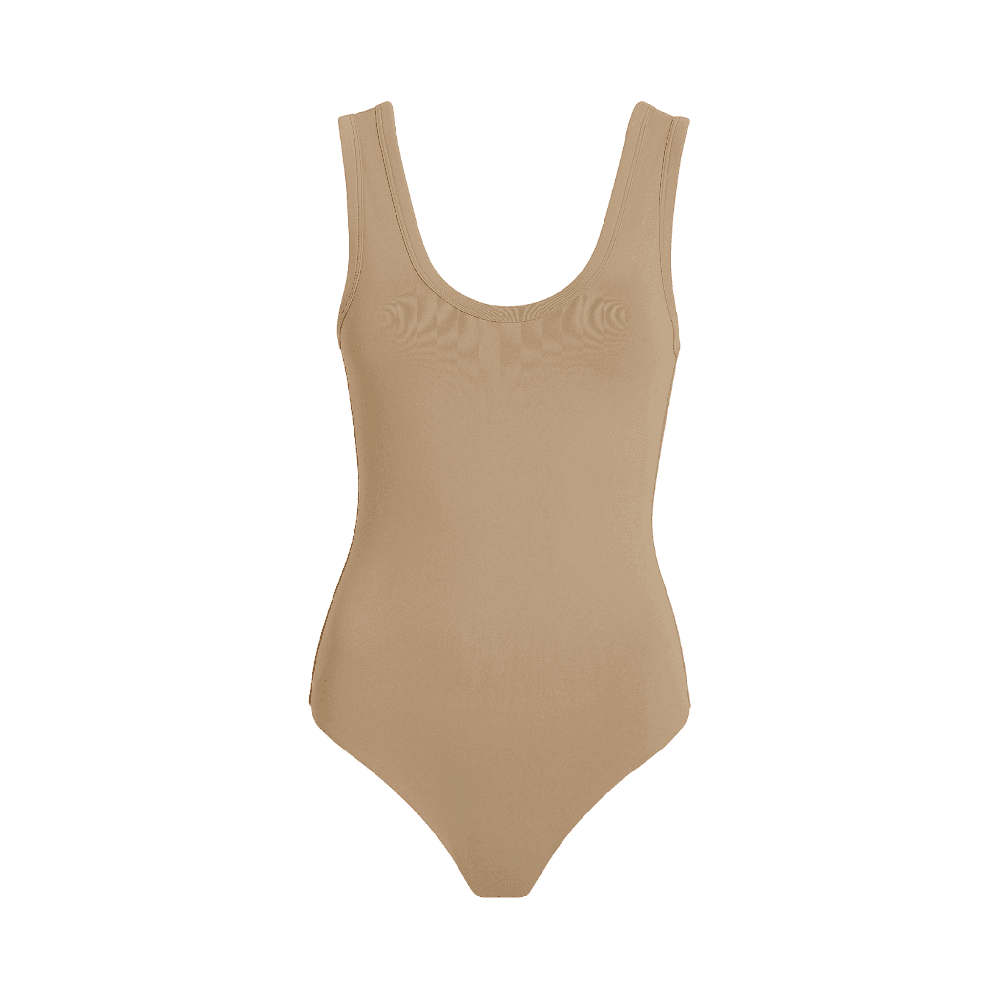 Women's Seamless Scoop Tank Bodysuit | Oat