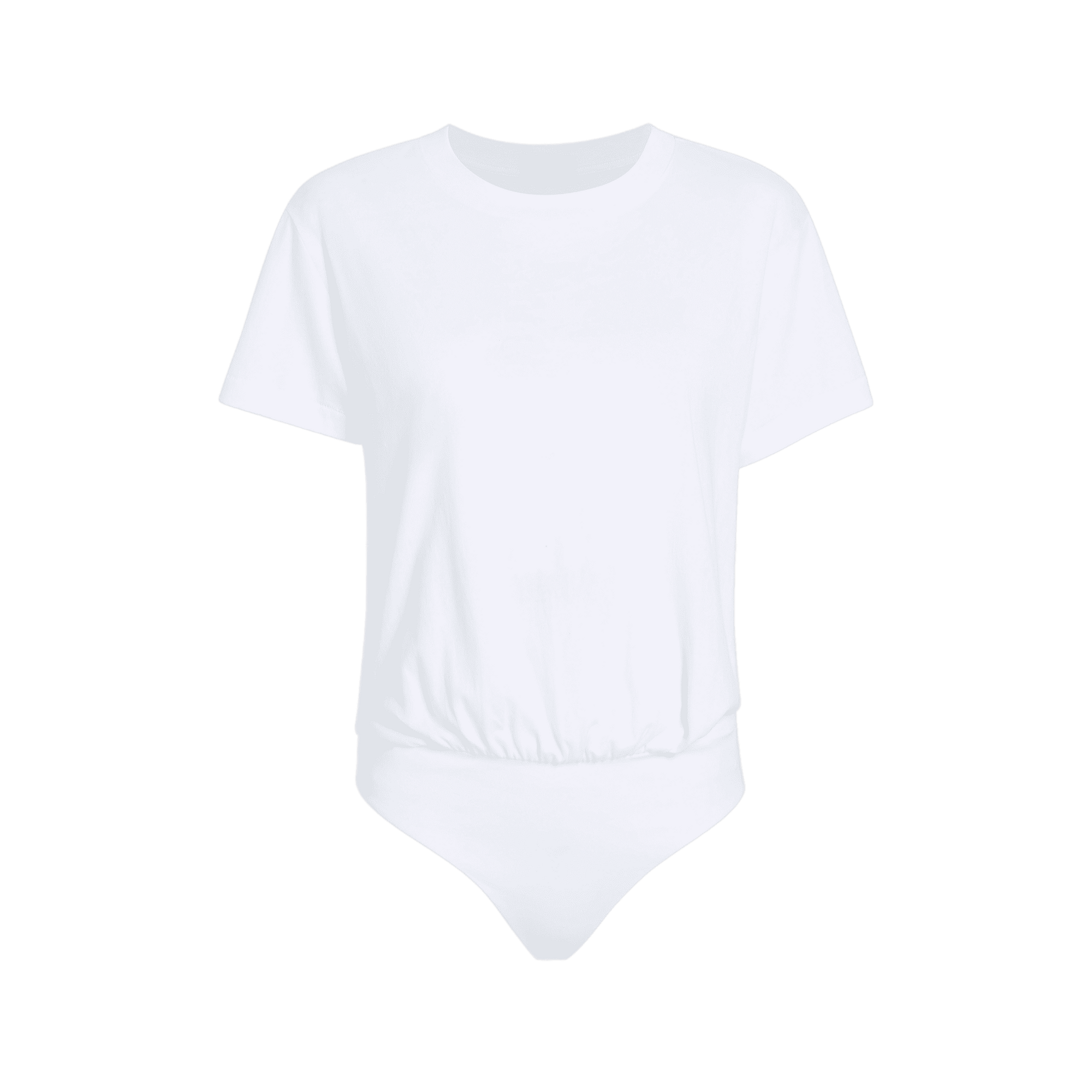 White shirt bodysuit womens top