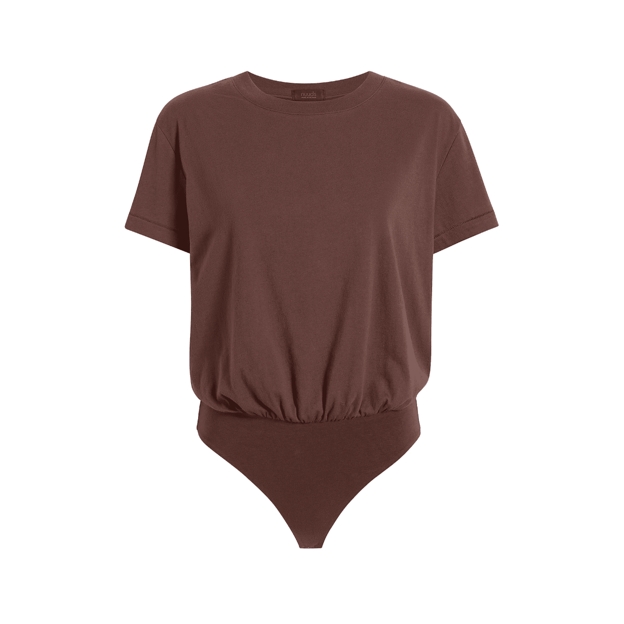 Women's Everyday T-Shirt Bodysuit | Coffee