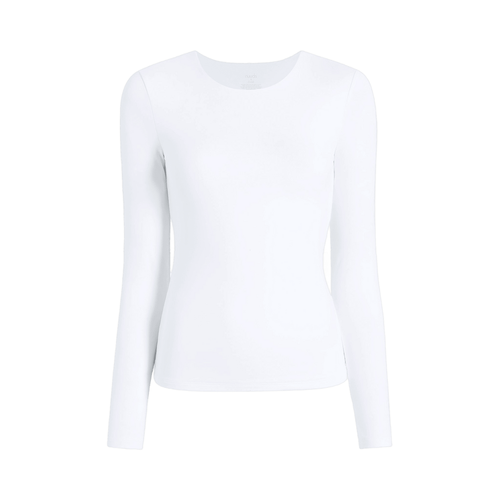 Women's Seamless Long Sleeve Shirt | White