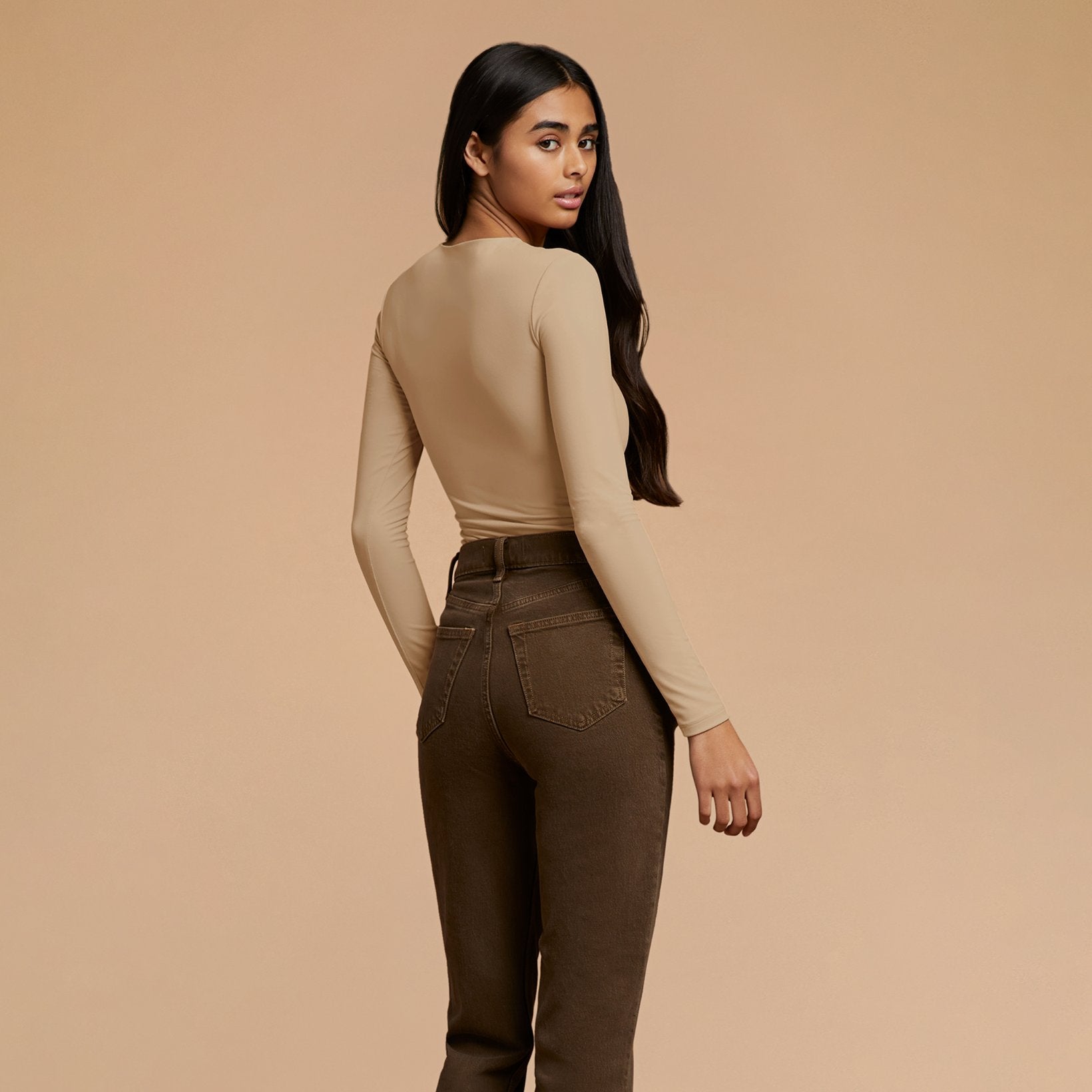Women's Seamless Long Sleeve Shirt | Oat