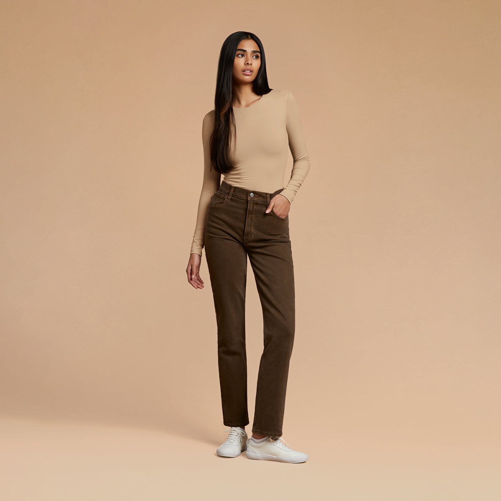 Women's Seamless Long Sleeve Shirt | Oat