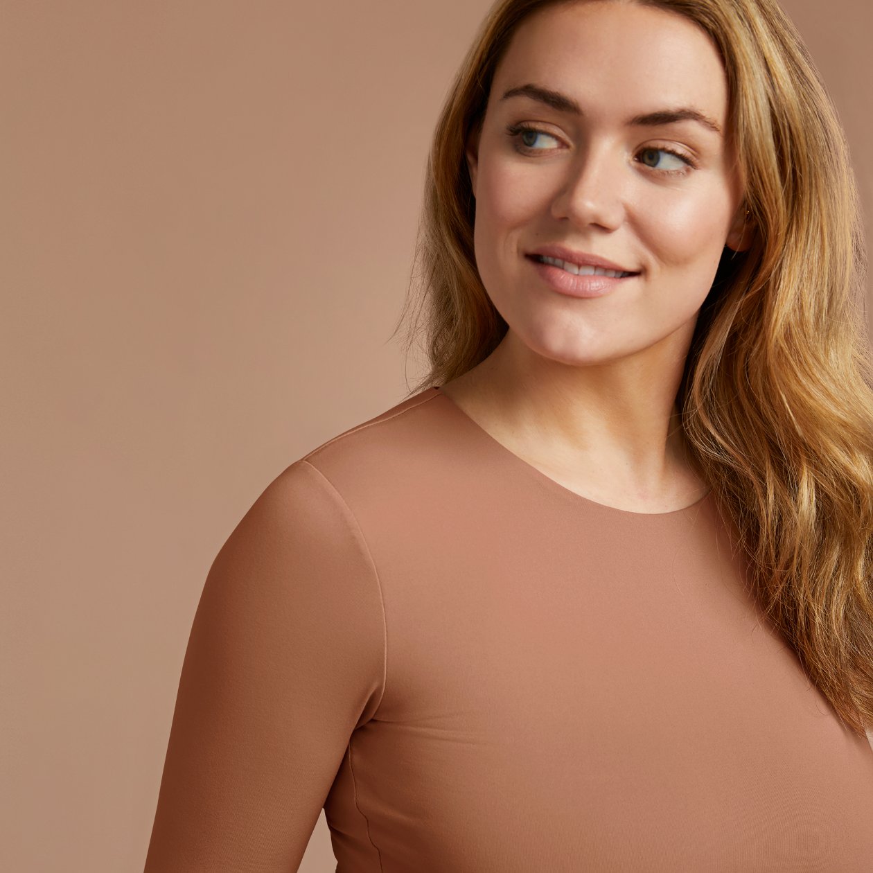 Women's Seamless Long Sleeve Shirt | Clay