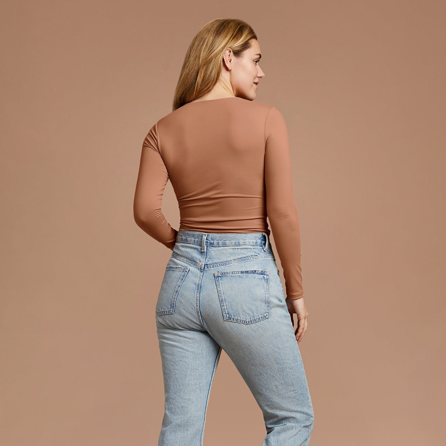 Women's Seamless Long Sleeve Shirt | Clay