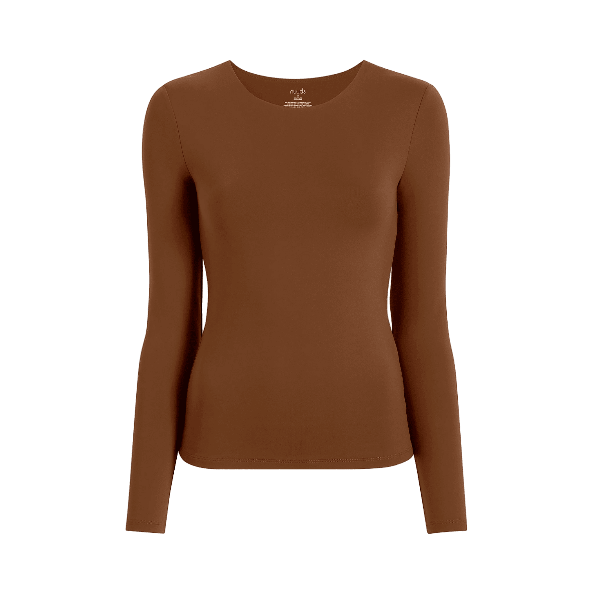 Women's Seamless Long Sleeve Shirt | Chocolate