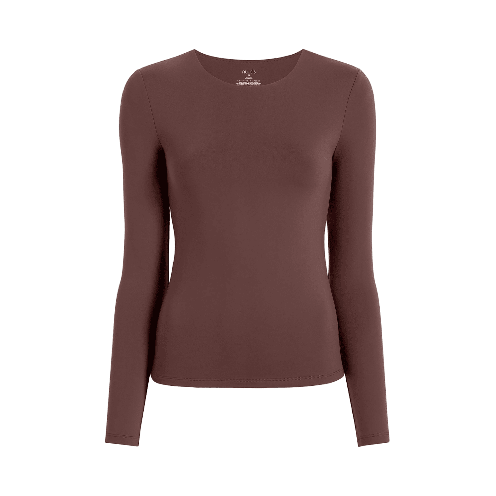Women's Seamless Long Sleeve Shirt | Coffee
